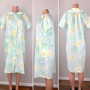 Vintage Leisure Life Nightgown House Dress